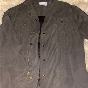 Alfred Dunner Army Green Jacket